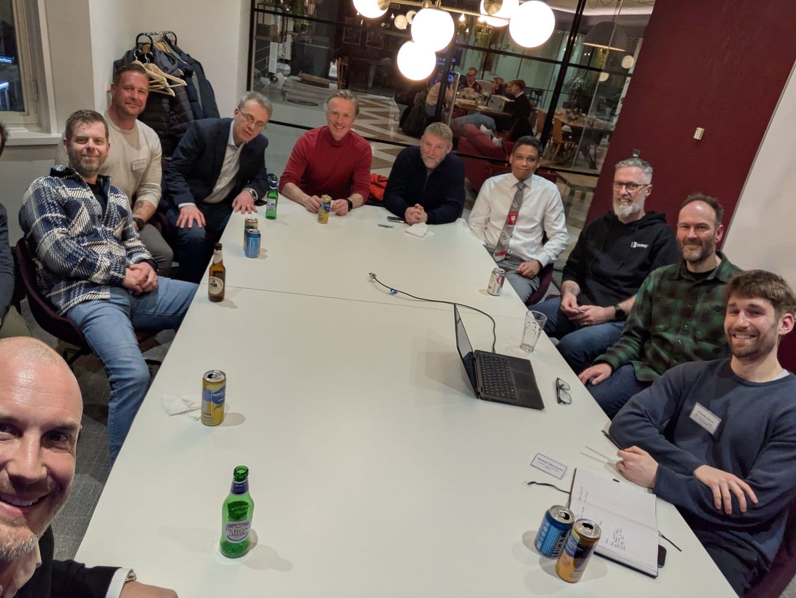Discussion at a London Tech Execs event